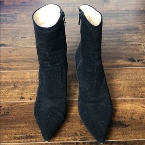 Michael Kora Black Ankle Booties